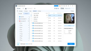 wondershare recoverit file size filter