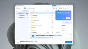 wondershare recoverit found files window