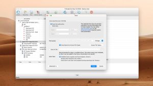 r-studio for macos scan settings