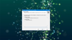 icare data recovery ready to setup