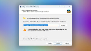 ibeesoft data recovery installation step 3