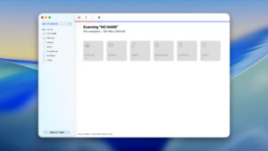 disk drill for mac start disk scan process