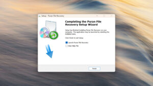 Puran File Recovery success installation