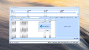 Finished scan Puran File Recovery
