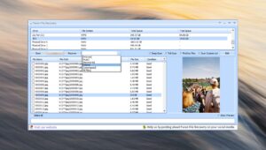 Sort results in Puran File Recovery